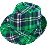 Odmorići proizvodi Irski PLAJ GREEN Fedora - Dnevni dodaci za kostim ulicama Leprechaun za muškarce