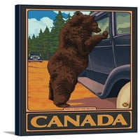 Kanada - Gladni medvjed - Lantern Press Originalni poster