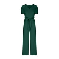 Ženske hlače za odjeću topla pamuk elegantna opuštena tanka elastična mečma zelena obično se koristi