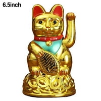 Kineska sreća mahanje mačkama beckoning maneki neko zlatni funtune feng shui 6.5