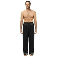 Muške pidžame hlače sa džepovima - plus size Lounge hlače za muškarce, pantalone za spavanje S-XXXL