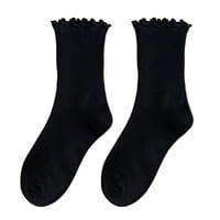 HCFUZ zimske čarape za vrijeme cijevi Držite toplo za griching chic prozračne žene zimske čarape