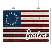Boston, Massachusetts, Trinaest zvjezdica zastava, SAD, nevolje zastava