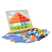 Montessori pegboard puzzle privjesne zagonetke zagonetke za djevojčice i dječake Dječja godina