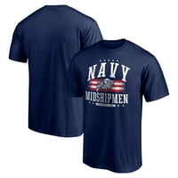 Muška fanatika brendirana mornarica Mornary Midythmen Americana majica
