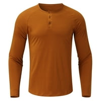 MENS Streetwear Stil T-majice Duga boja okrugla pulover pulover izrez Casual bluza modni tee vrhovi