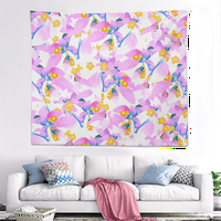Cvjetna cvjetna tapiserija Tkanini za tapišta za kuću, spavaća soba, radno mjesto, spavaonica ili dekor