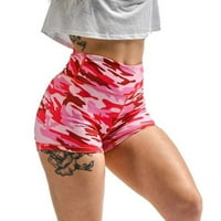Frehsky Yoga kratke hlače Žene osnovne klizne kratke hlače Kompresija Work Loging Yoga kratke hlače