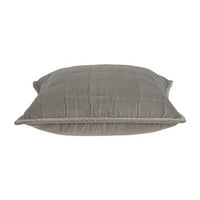 Parkland kolekcija Kavi sivi jastuk od punog prekrivanog bacanja