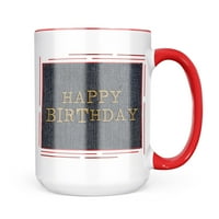 Neonblond sretan rođendan modni šok za ljubitelje čaja za kavu