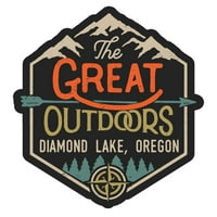 Diamond Lake Oregon The Great na otvorenom dizajn naljepnica vinilne naljepnice