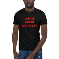 3xl Crveno uživo Sjeverna Dakota Životni kratki rukav pamuk majica po nedefiniranim poklonima