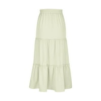 Žene Ležerne modne suknje Solidna boja Ruched elegantna suknja Visoka struka Trgovina Tvrtkom