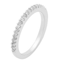 Lomubue Sweet Women Duinbow Color Rhinestone Inlaid prsten za prste vjenčani nakit poklon