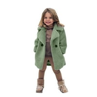 Sdjma Toddler Kids Girls Fleece jakne kaput jesen zimski kaput gornja odjeća