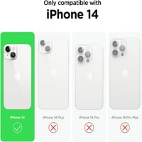 iPhone Case Silikon sa poklopcem kamere, meka futrola za gumenu gel, tanki tanak fit, estetski zaštitni