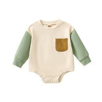 Baby Boy Girl Outfit Romper Dukserirg Dugi rukav BodySuit Majica Jesen