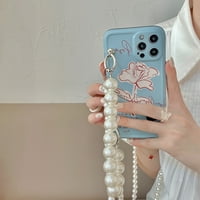 Toyella cvjetni biserni messenger silikonski telefon Case Blue iPhone 11PRO MAX