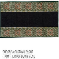 Ružnja prilagođene rupe za pokretanje jugozapadne boemske dizajne crne zelene boje ili široko, odaberite
