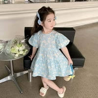 Youmylove haljine za djevojčice Toddler cvjetni tursak haljina na lisnato rukave princeza stranka vjenčanica