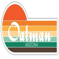 Oatman Arizona Frižider Magnet Retro Vintage Sunset City 70s Estetski dizajn