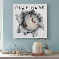 Bejzbol motivacija Poster Sportski tema Palika Boy Soba Dekoracija Platnete Printis za dnevnu sobu Spavaća