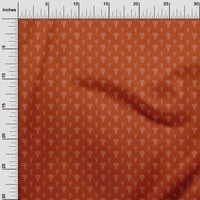 Onuone viskozne šifon narančaste tkanine Kućni biljni tkanina za šivanje tiskane plovidbene tkanine