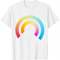 Rainbow Fashion Ženska grafička majica, majica kratkih rukava za ljeto, udobne i moderne poklone duge