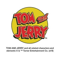 Tom i Jerry logotip vinski stakleni ovalni šarm marker pića