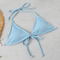 Ženski komad kupaćih komisija, AXXD ljetni zavoj čvrsti spremnik Seksi dvodijelni kupaći kostimi za