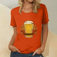 Ženska bluza Oktoberfest Crewneck Majica Ispis Kratki rukav Pulover Muške ženske majice Majica Majica
