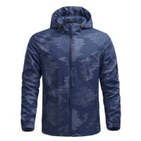 Pimfylm jakne za muškarce Muški kaputi Blazer Slim Fit plavi 2xl