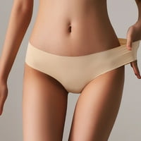 Kuekondy donje rublje žene bikini ne-tragove ledene svilene diznuće midwaističke solidne boje kratke