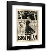 Arthur Garfield naučio je crno moderno uokvirene muzej umjetnosti pod nazivom - Bostonian, maj