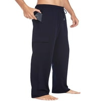 Muški jogger duksevi otvori dno širokih noga baggy dres pantalone povremene teretne hlače