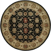 Kt tlo u stilu Crnog slonovače ručno tufted prostirke vunene površine