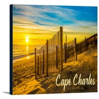 Cape Charles, Virginia - Dawn Sand Dunes - Lantern Press Photography