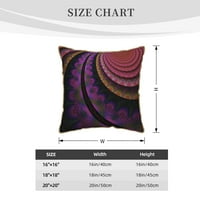 Velvet dekorativni jastuk za bacanje na poklopci set od 2, mekog kvadratnog jastuka s nevidljivim patentnim