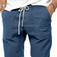 Muški casual joggers hlače Duksevi teretni hlače Labave aktivne sportske pantalone Navy M