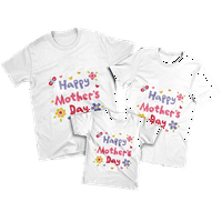 Majka majka ljubav majica Dječje 3-GODINE THICE Girl Crtanit majica Classic Crtani odjeća Dječji rođendanski