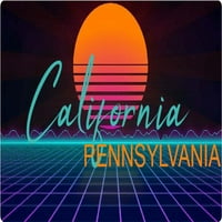 California Pennsylvania Frižider Magnet Retro Neon Dizajn
