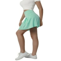 MA & Baby Ženski tenis Skorts Sport Yoga kratke hlače Suknja protiv izlaganja Fitness High Shars Hortke