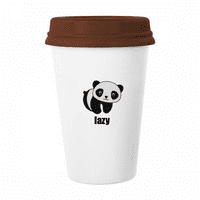 Lijeni lijepi crtani panda mačka masna šolja kava pijenje za piće Kerac CEC CUP poklopac