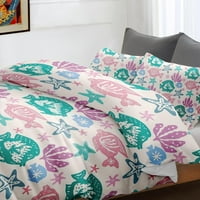 Poklopac pokrivača, snovi avantura trešnja jednorog posteljina za djecu i odrasle dekor spavaće sobe,