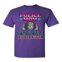 Policija mama Neki ljudi čekaju heroj koji sam podigao minu smiješnu majicu DT odraslih majica