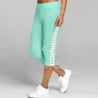 Iopqo hlače za žene joga hlače struk Solid patke modne pantalone Žene Ležerne prilike elastične zavoja