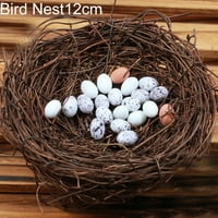 Park minijaturni mali ptičji jaja gnijezdo ručno rađen vrtni dekor kolekcionarski