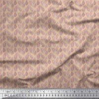 Soimoi pamučna kambrička tkanina umjetnička lišća ispis tkanine sa širokim dvorištem