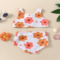 Sprifallbaby Kids Girls Bikini set cvjetni kupaći kostimi za kupaće kostimu za ljetnu plažu kupanje