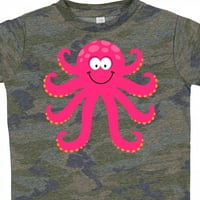 Inktastična hobotnica morska stvorenja ružičaste djevojke poklon toddler toddler djevojka majica
